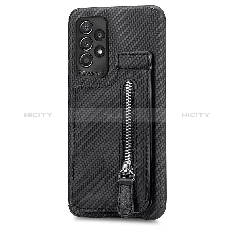 Coque Ultra Fine Silicone Souple Housse Etui avec Aimante Magnetique S02D pour Samsung Galaxy A52s 5G Plus