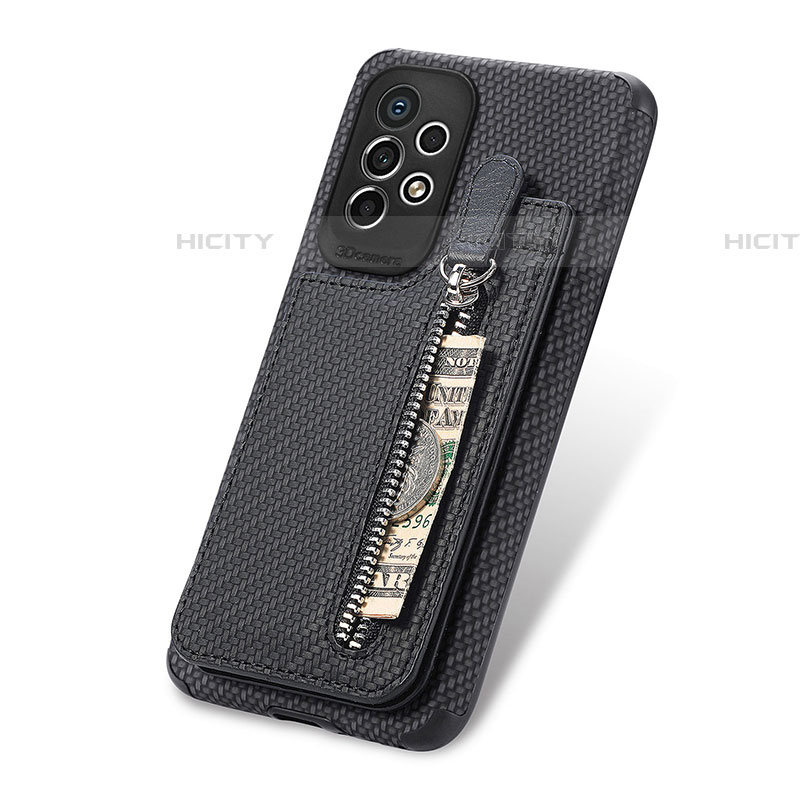 Coque Ultra Fine Silicone Souple Housse Etui avec Aimante Magnetique S02D pour Samsung Galaxy A53 5G Plus