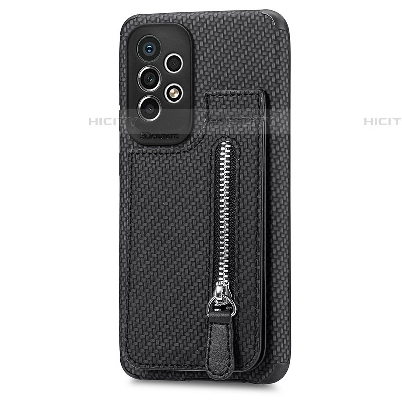 Coque Ultra Fine Silicone Souple Housse Etui avec Aimante Magnetique S02D pour Samsung Galaxy A53 5G Plus