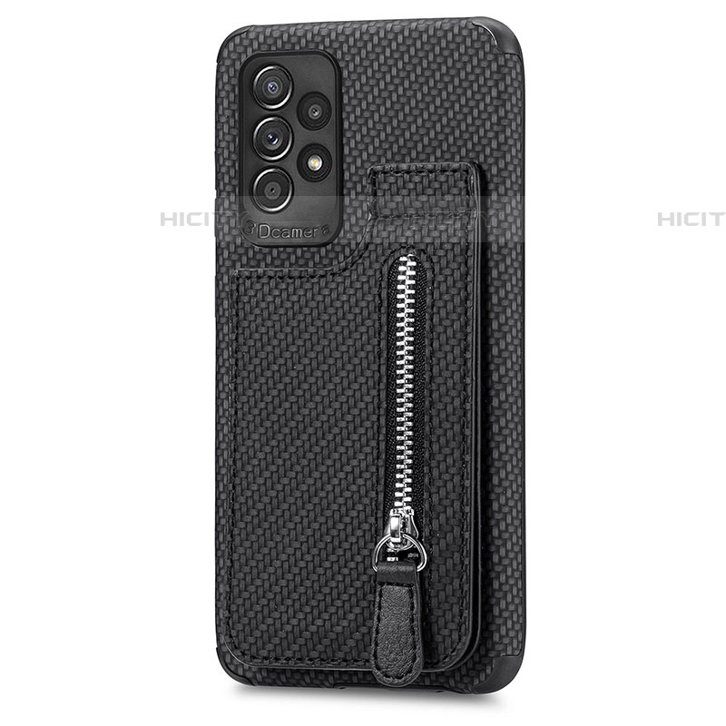 Coque Ultra Fine Silicone Souple Housse Etui avec Aimante Magnetique S02D pour Samsung Galaxy A72 4G Plus