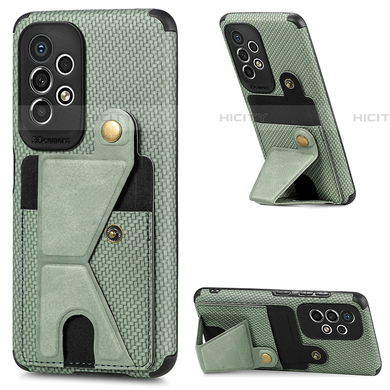 Coque Ultra Fine Silicone Souple Housse Etui avec Aimante Magnetique S02D pour Samsung Galaxy A73 5G Plus