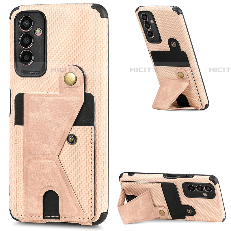 Coque Ultra Fine Silicone Souple Housse Etui avec Aimante Magnetique S02D pour Samsung Galaxy F13 4G Plus