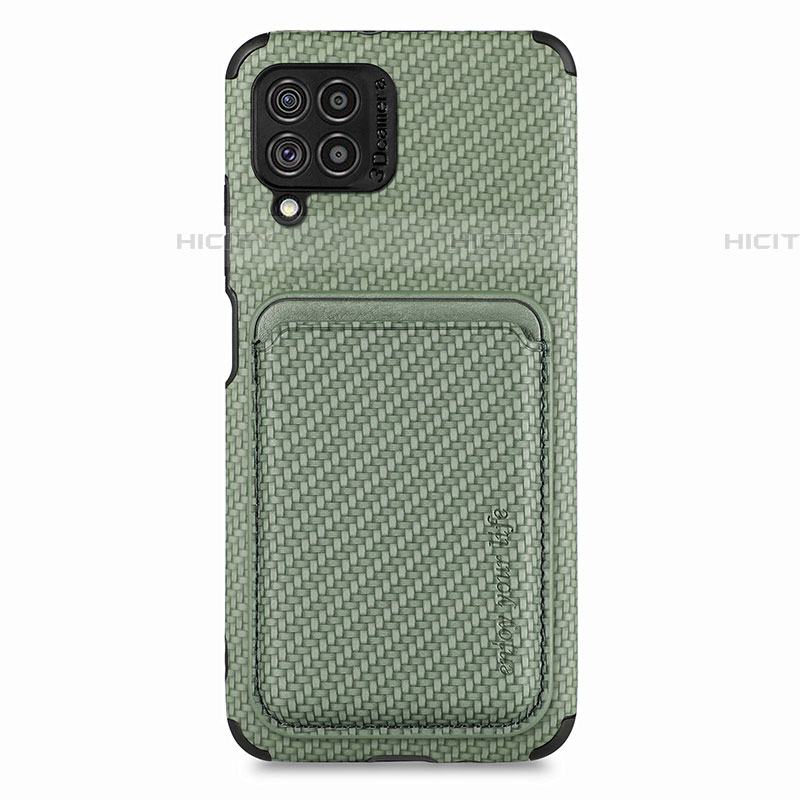 Coque Ultra Fine Silicone Souple Housse Etui avec Aimante Magnetique S02D pour Samsung Galaxy F62 5G Plus