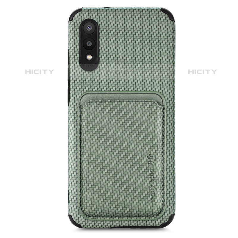 Coque Ultra Fine Silicone Souple Housse Etui avec Aimante Magnetique S02D pour Samsung Galaxy M02 Plus