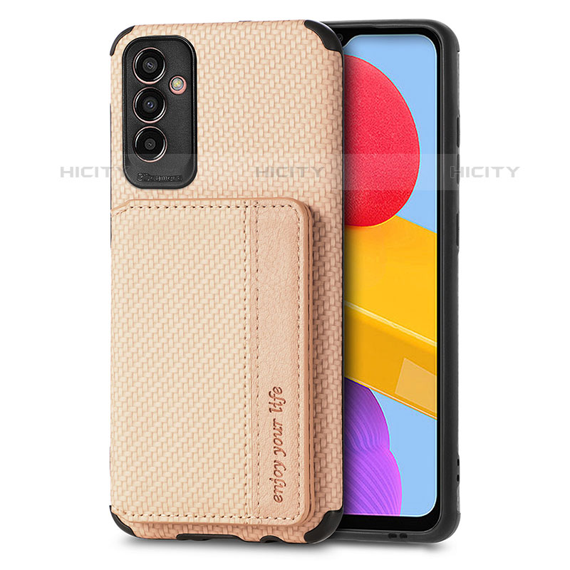 Coque Ultra Fine Silicone Souple Housse Etui avec Aimante Magnetique S02D pour Samsung Galaxy M13 5G Or Plus