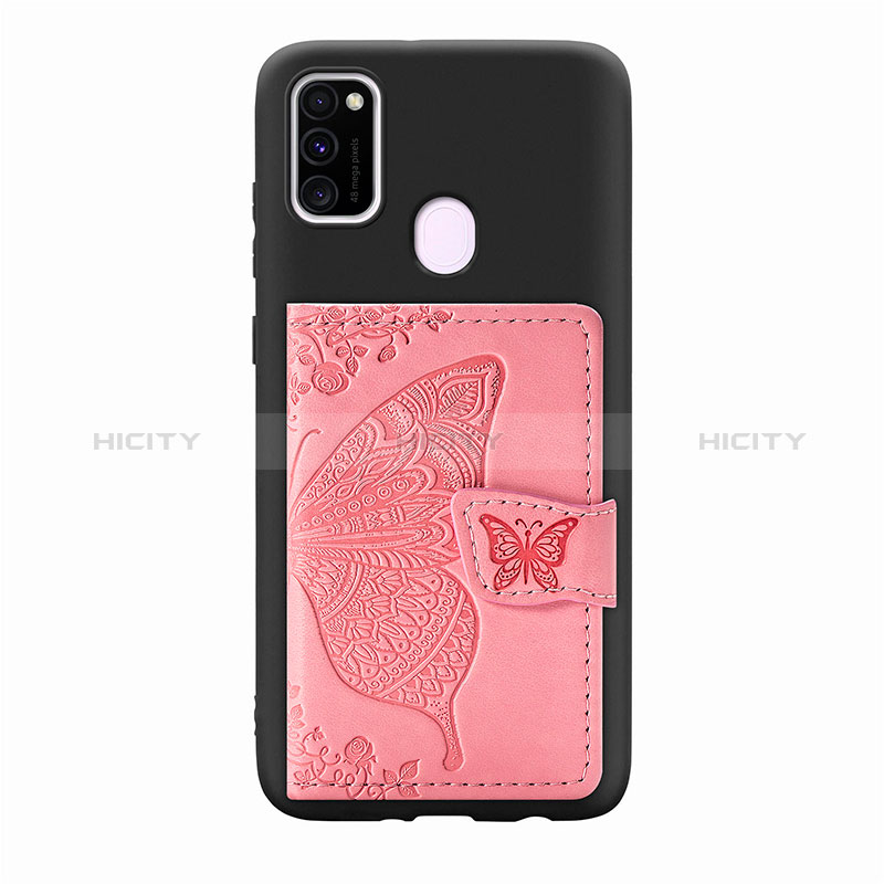 Coque Ultra Fine Silicone Souple Housse Etui avec Aimante Magnetique S02D pour Samsung Galaxy M30s Plus