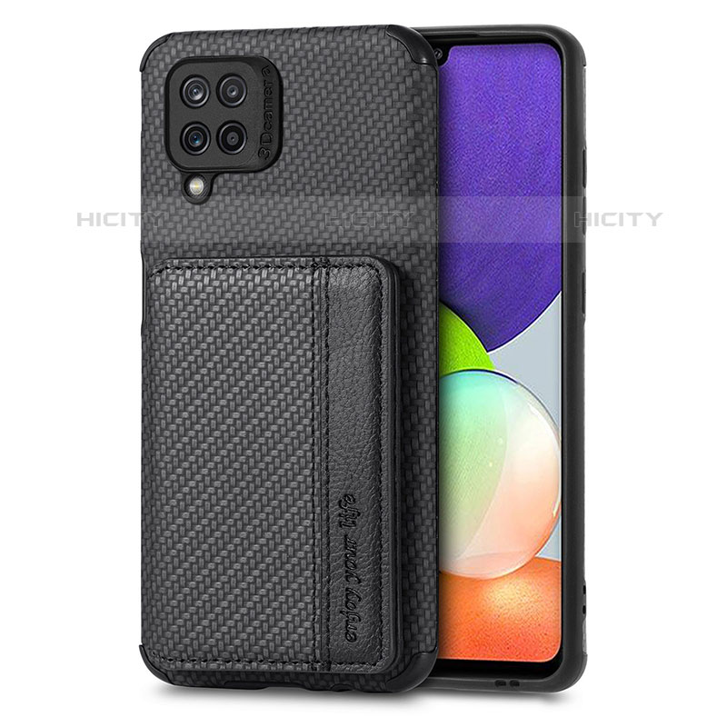 Coque Ultra Fine Silicone Souple Housse Etui avec Aimante Magnetique S02D pour Samsung Galaxy M32 4G Plus