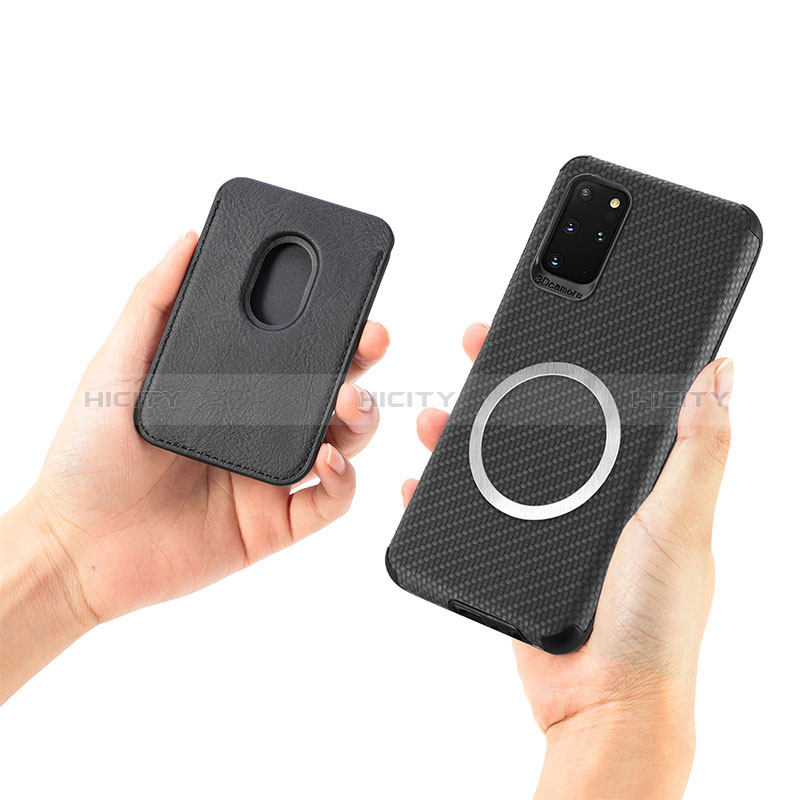 Coque Ultra Fine Silicone Souple Housse Etui avec Aimante Magnetique S02D pour Samsung Galaxy S20 Plus 5G Plus