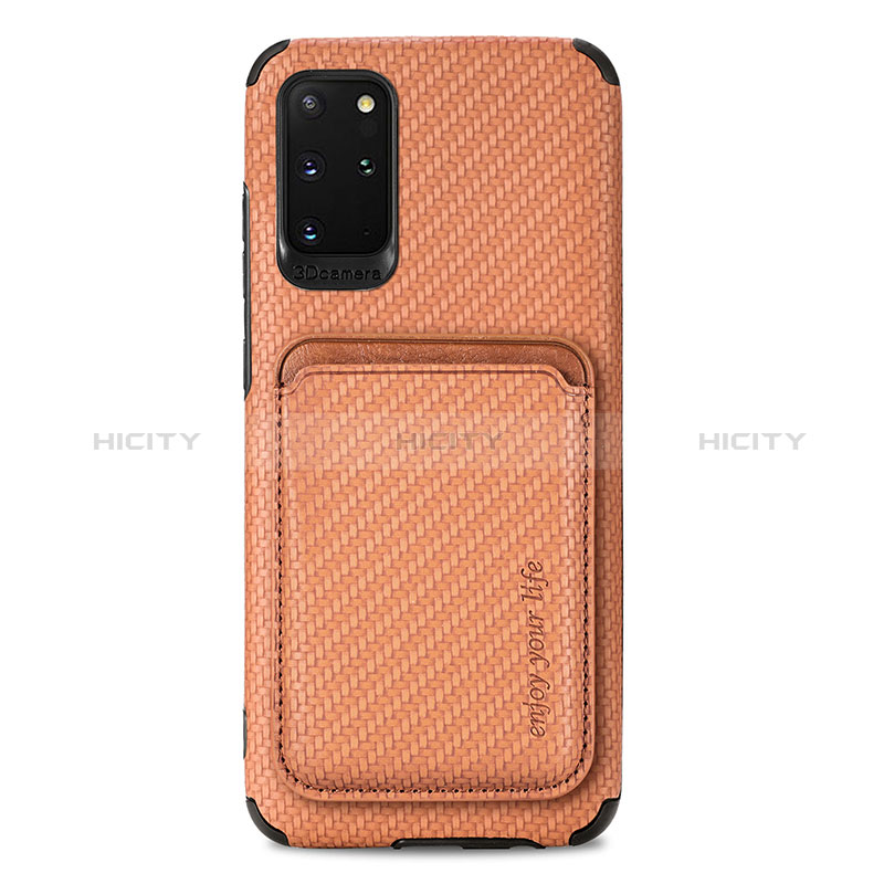 Coque Ultra Fine Silicone Souple Housse Etui avec Aimante Magnetique S02D pour Samsung Galaxy S20 Plus 5G Plus