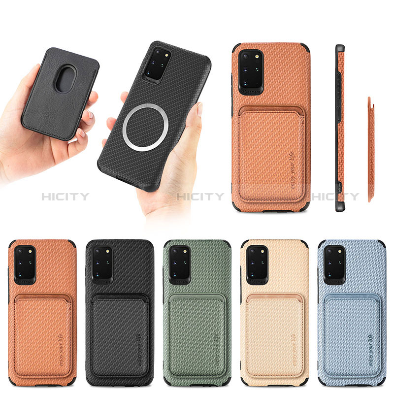 Coque Ultra Fine Silicone Souple Housse Etui avec Aimante Magnetique S02D pour Samsung Galaxy S20 Plus 5G Plus