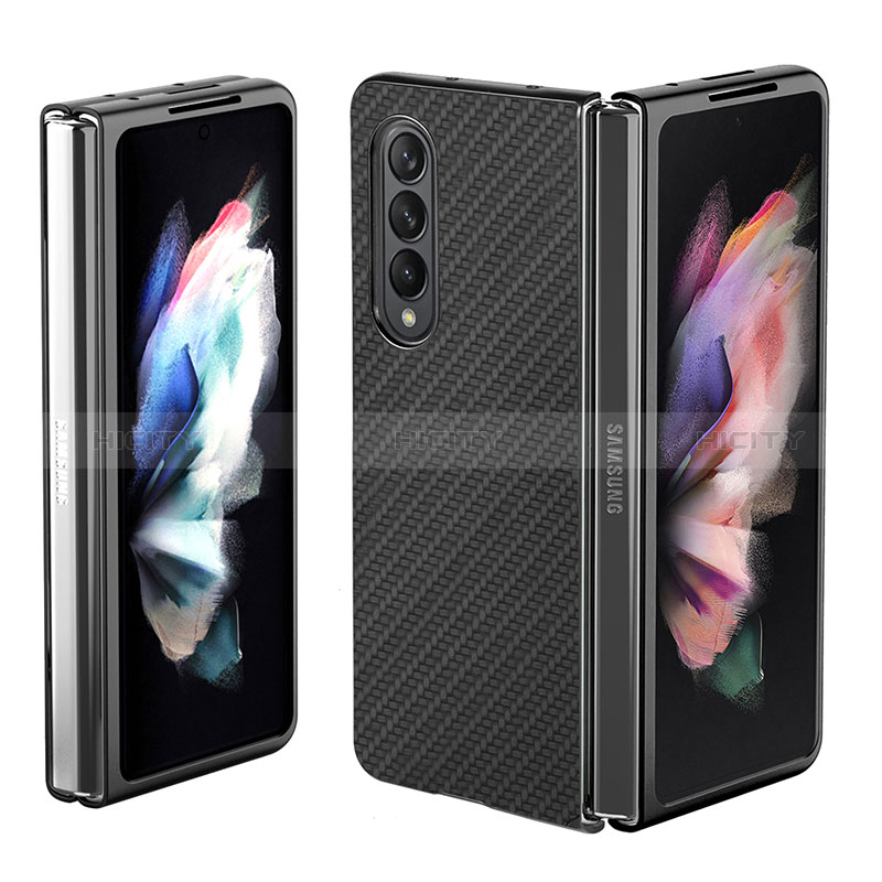 Coque Ultra Fine Silicone Souple Housse Etui avec Aimante Magnetique S02D pour Samsung Galaxy Z Fold3 5G Plus