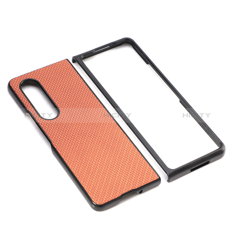 Coque Ultra Fine Silicone Souple Housse Etui avec Aimante Magnetique S02D pour Samsung Galaxy Z Fold3 5G Plus