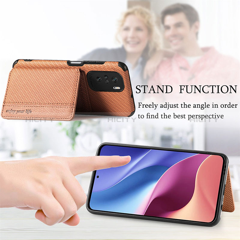 Coque Ultra Fine Silicone Souple Housse Etui avec Aimante Magnetique S02D pour Xiaomi Mi 11i 5G Plus