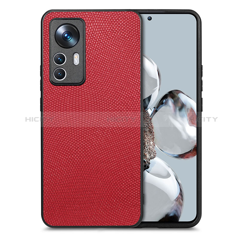 Coque Ultra Fine Silicone Souple Housse Etui avec Aimante Magnetique S02D pour Xiaomi Mi 12T 5G Rouge Plus