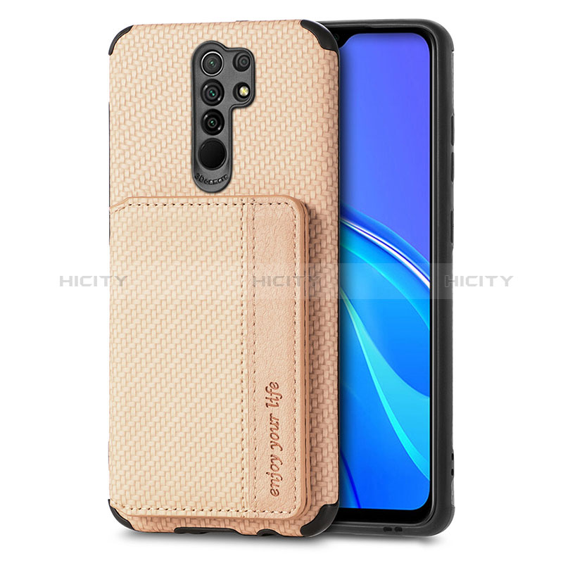 Coque Ultra Fine Silicone Souple Housse Etui avec Aimante Magnetique S02D pour Xiaomi Poco M2 Or Plus