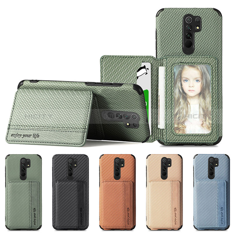 Coque Ultra Fine Silicone Souple Housse Etui avec Aimante Magnetique S02D pour Xiaomi Poco M2 Plus