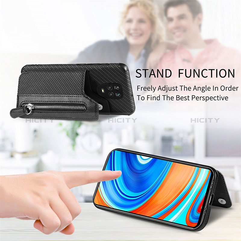 Coque Ultra Fine Silicone Souple Housse Etui avec Aimante Magnetique S02D pour Xiaomi Poco M2 Pro Plus