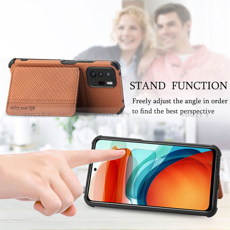 Coque Ultra Fine Silicone Souple Housse Etui avec Aimante Magnetique S02D pour Xiaomi Poco X3 GT 5G Plus