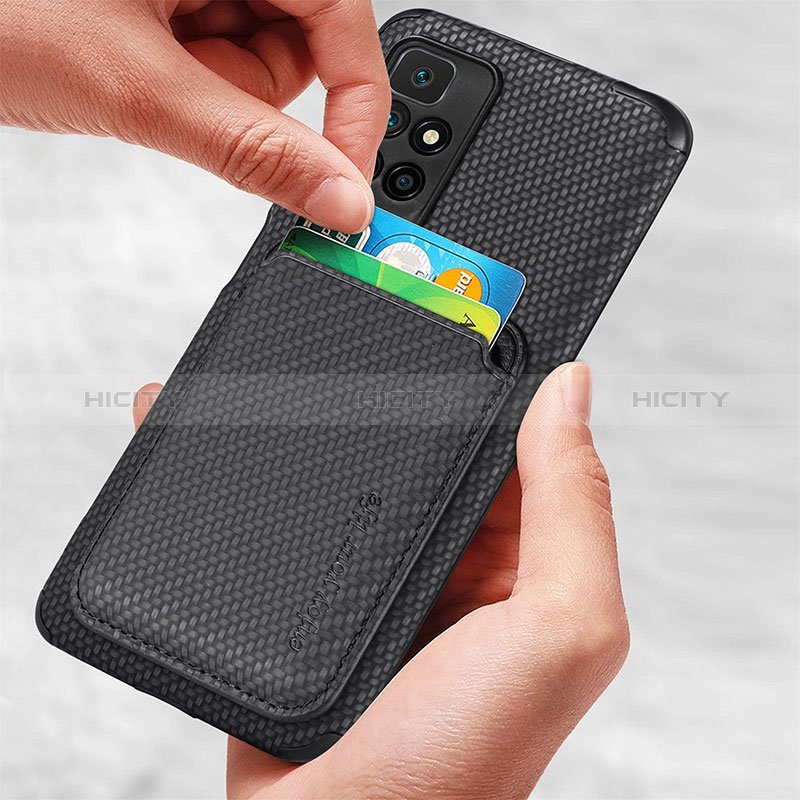 Coque Ultra Fine Silicone Souple Housse Etui avec Aimante Magnetique S02D pour Xiaomi Redmi 10 (2022) Plus