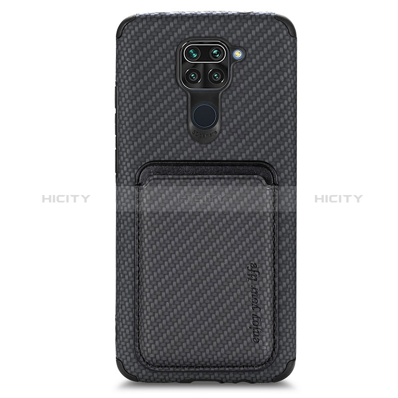 Coque Ultra Fine Silicone Souple Housse Etui avec Aimante Magnetique S02D pour Xiaomi Redmi 10X 4G Noir Plus