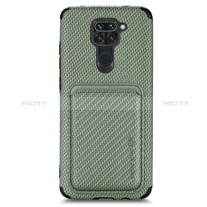 Coque Ultra Fine Silicone Souple Housse Etui avec Aimante Magnetique S02D pour Xiaomi Redmi 10X 4G Vert Plus