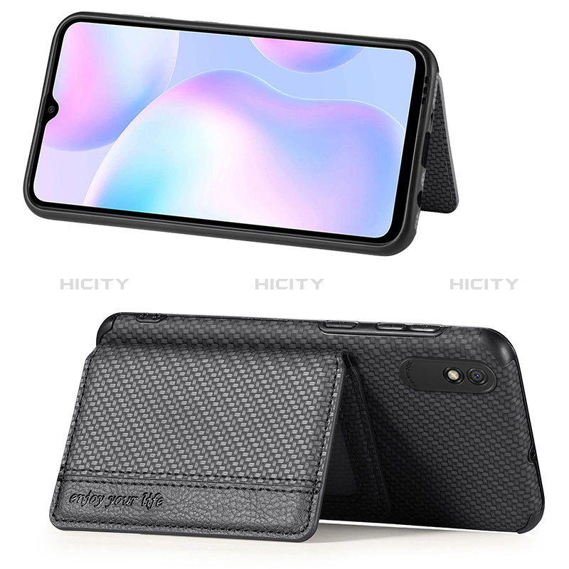 Coque Ultra Fine Silicone Souple Housse Etui avec Aimante Magnetique S02D pour Xiaomi Redmi 9AT Plus