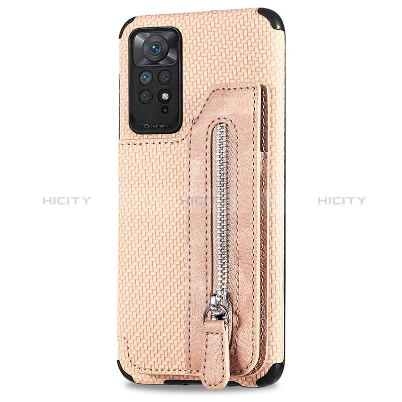 Coque Ultra Fine Silicone Souple Housse Etui avec Aimante Magnetique S02D pour Xiaomi Redmi Note 11S 4G Or Plus