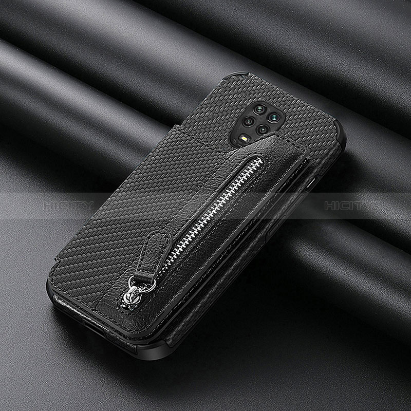 Coque Ultra Fine Silicone Souple Housse Etui avec Aimante Magnetique S02D pour Xiaomi Redmi Note 9 Pro Max Noir Plus