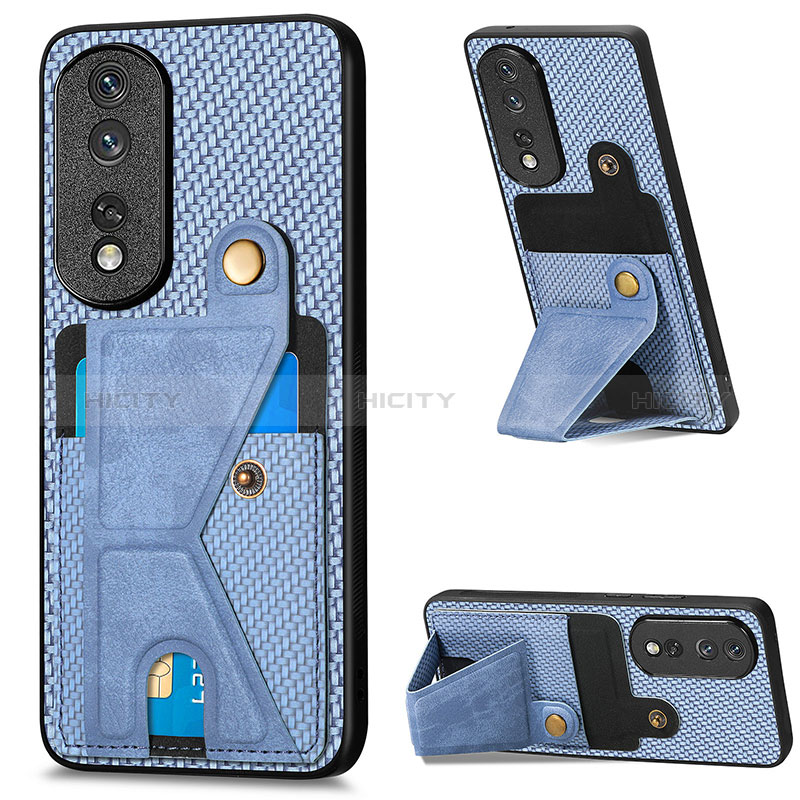 Coque Ultra Fine Silicone Souple Housse Etui avec Aimante Magnetique S03D pour Huawei Honor 80 Pro 5G Plus