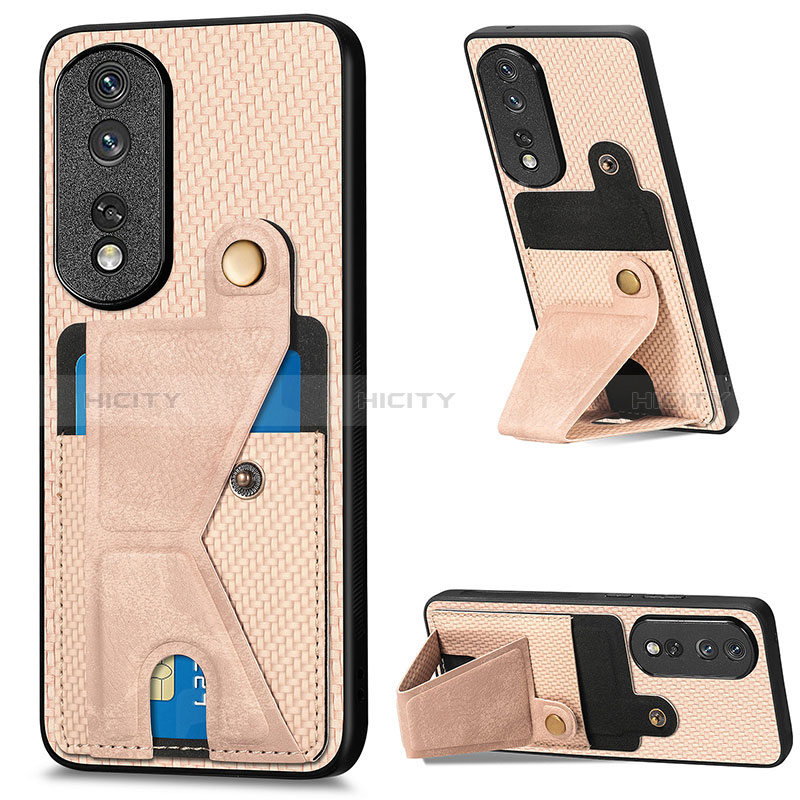 Coque Ultra Fine Silicone Souple Housse Etui avec Aimante Magnetique S03D pour Huawei Honor 80 Pro 5G Plus