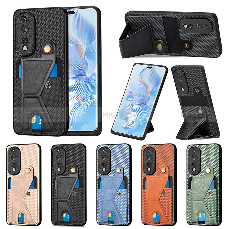 Coque Ultra Fine Silicone Souple Housse Etui avec Aimante Magnetique S03D pour Huawei Honor 80 Pro 5G Plus