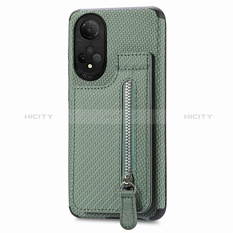 Coque Ultra Fine Silicone Souple Housse Etui avec Aimante Magnetique S03D pour Huawei Honor X7 Vert Plus