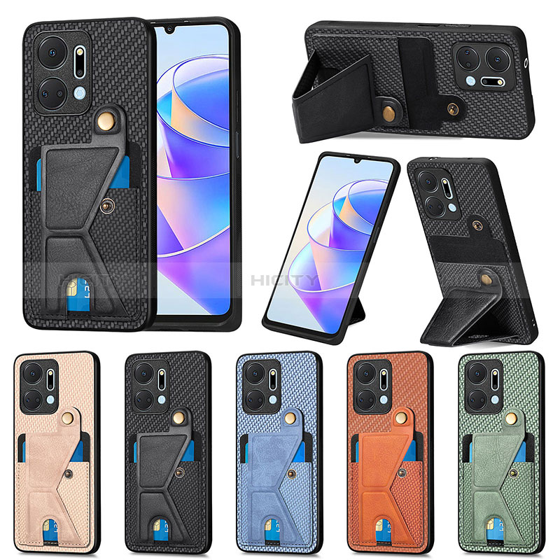 Coque Ultra Fine Silicone Souple Housse Etui avec Aimante Magnetique S03D pour Huawei Honor X7a Plus