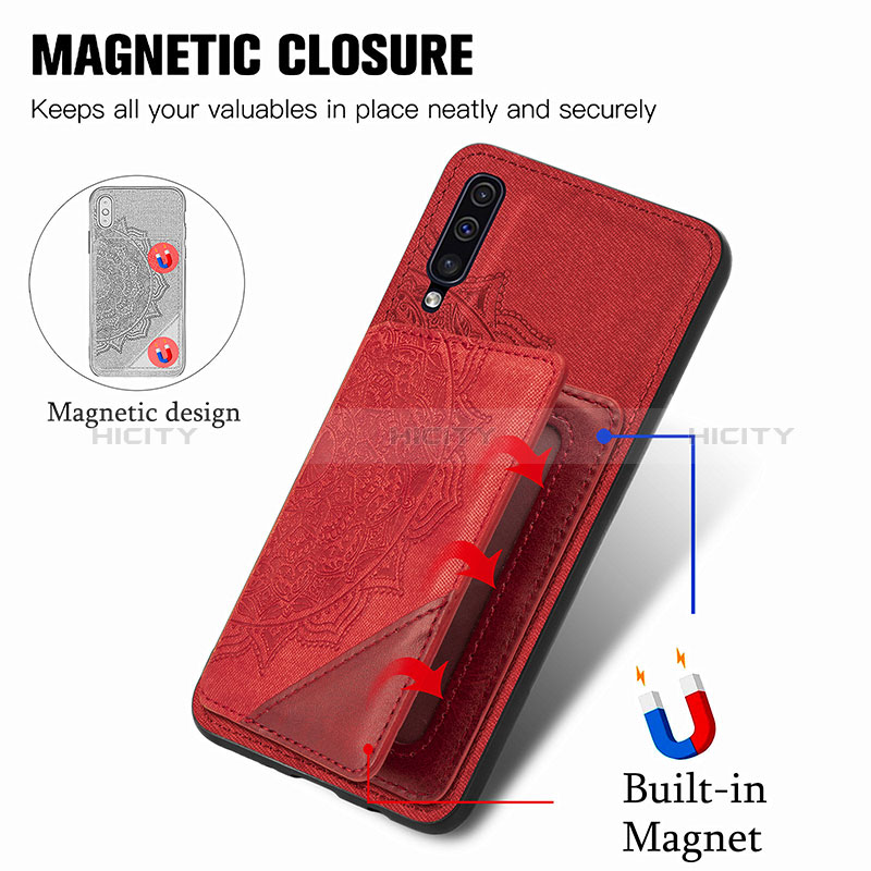 Coque Ultra Fine Silicone Souple Housse Etui avec Aimante Magnetique S03D pour Samsung Galaxy A30S Plus