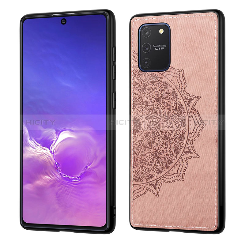 Coque Ultra Fine Silicone Souple Housse Etui avec Aimante Magnetique S03D pour Samsung Galaxy A91 Plus