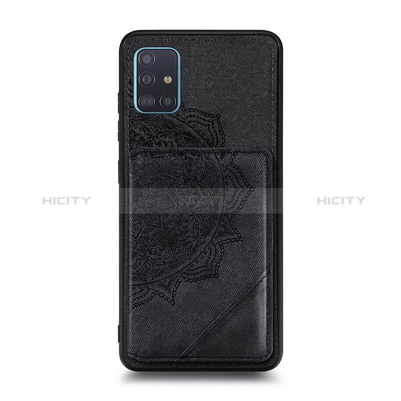 Coque Ultra Fine Silicone Souple Housse Etui avec Aimante Magnetique S03D pour Samsung Galaxy M40S Noir Plus