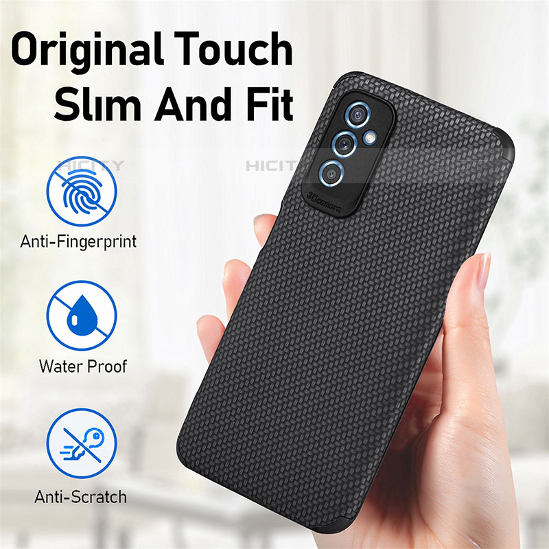 Coque Ultra Fine Silicone Souple Housse Etui avec Aimante Magnetique S03D pour Samsung Galaxy M52 5G Plus