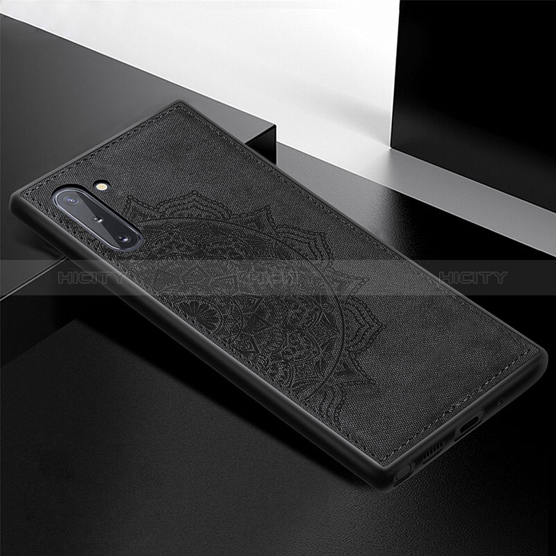 Coque Ultra Fine Silicone Souple Housse Etui avec Aimante Magnetique S03D pour Samsung Galaxy Note 10 5G Noir Plus