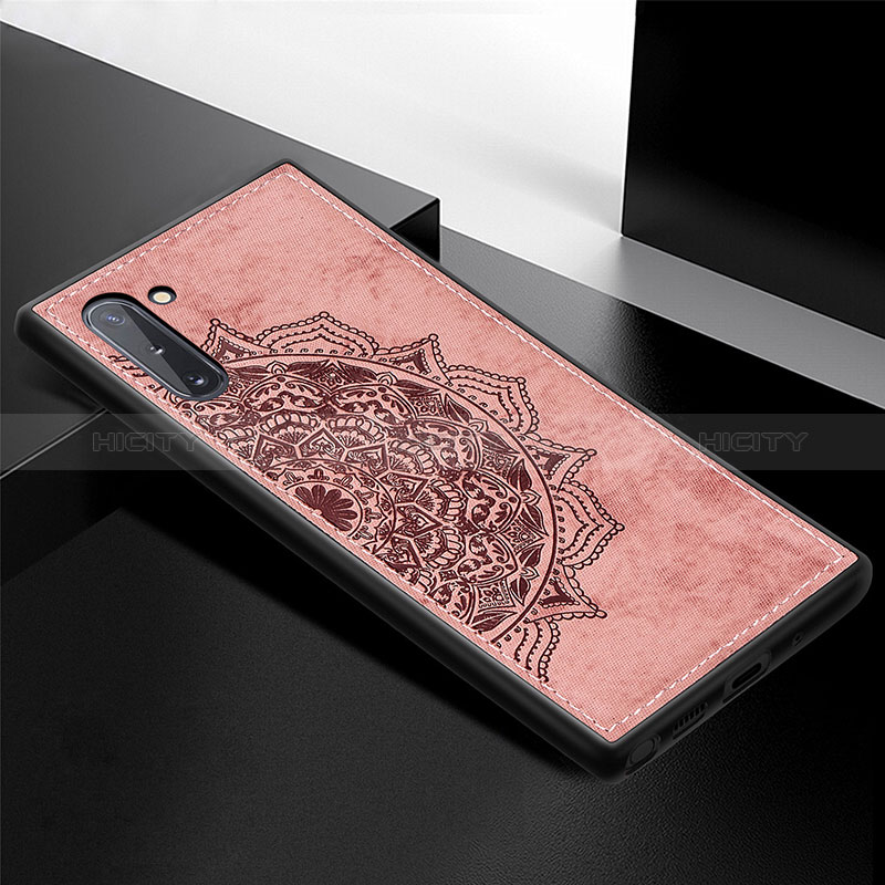 Coque Ultra Fine Silicone Souple Housse Etui avec Aimante Magnetique S03D pour Samsung Galaxy Note 10 5G Or Rose Plus