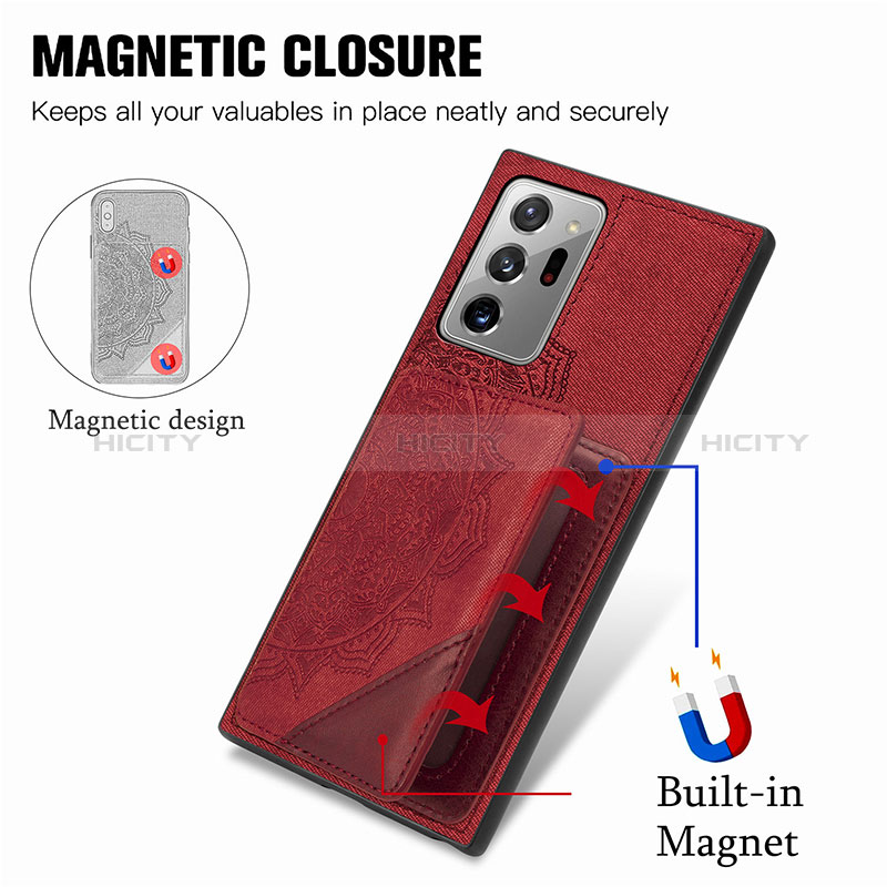 Coque Ultra Fine Silicone Souple Housse Etui avec Aimante Magnetique S03D pour Samsung Galaxy Note 20 Ultra 5G Plus