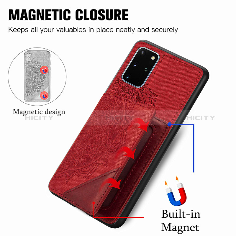 Coque Ultra Fine Silicone Souple Housse Etui avec Aimante Magnetique S03D pour Samsung Galaxy S20 Plus Plus