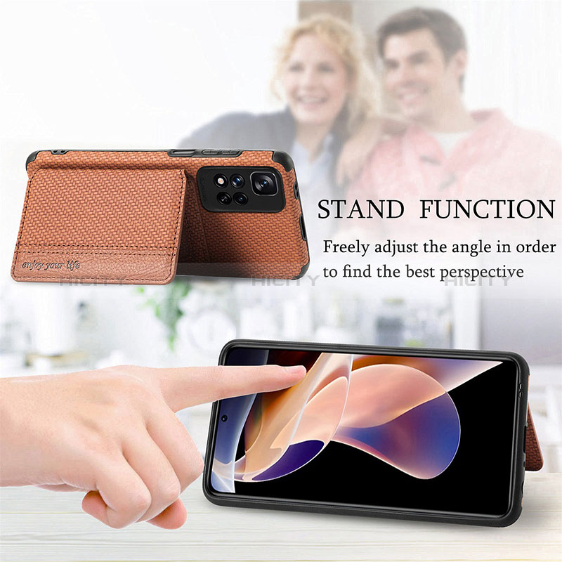 Coque Ultra Fine Silicone Souple Housse Etui avec Aimante Magnetique S03D pour Xiaomi Mi 11i 5G (2022) Plus