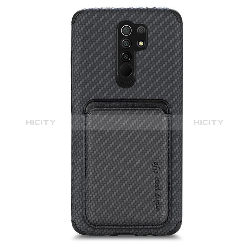 Coque Ultra Fine Silicone Souple Housse Etui avec Aimante Magnetique S03D pour Xiaomi Poco M2 Noir Plus