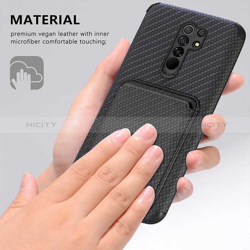 Coque Ultra Fine Silicone Souple Housse Etui avec Aimante Magnetique S03D pour Xiaomi Poco M2 Plus