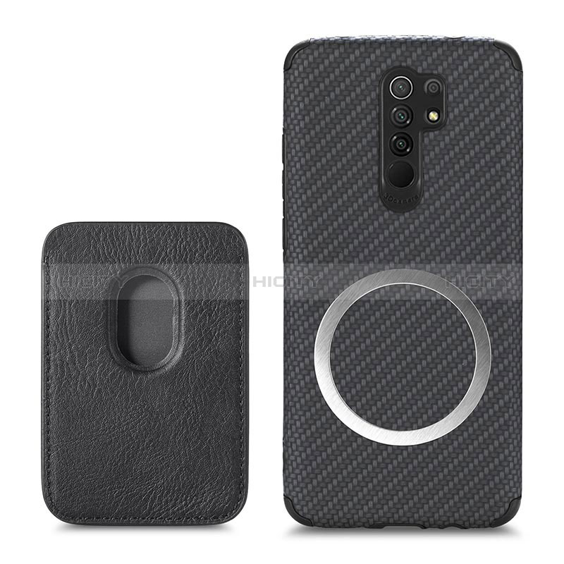 Coque Ultra Fine Silicone Souple Housse Etui avec Aimante Magnetique S03D pour Xiaomi Poco M2 Plus