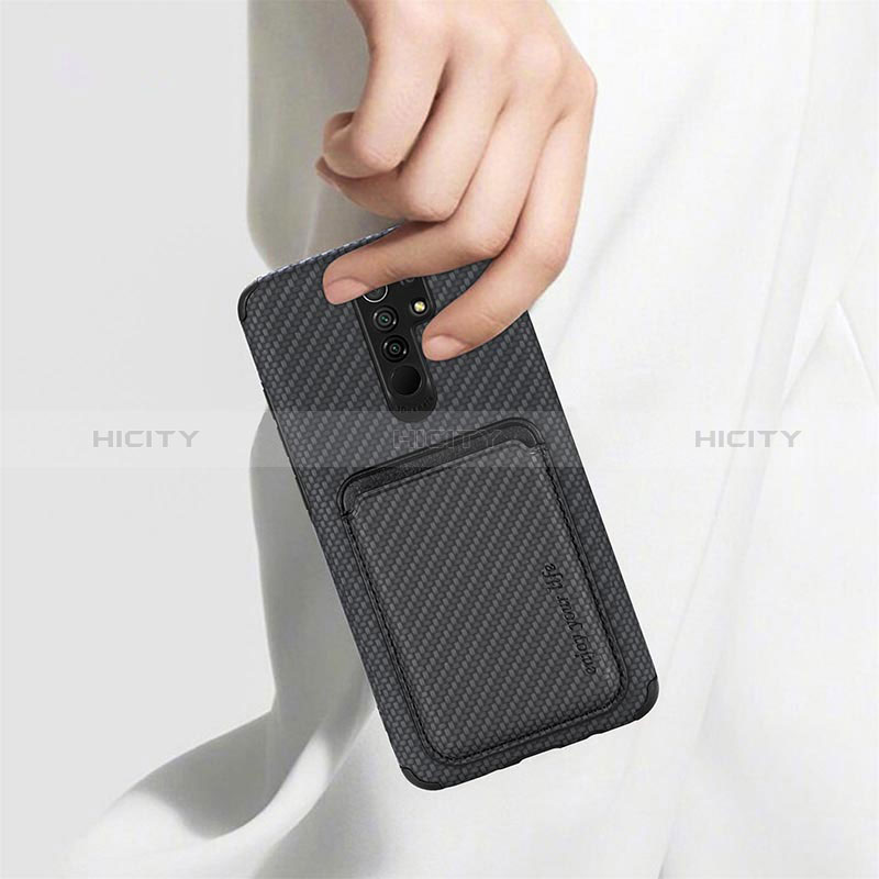 Coque Ultra Fine Silicone Souple Housse Etui avec Aimante Magnetique S03D pour Xiaomi Poco M2 Plus