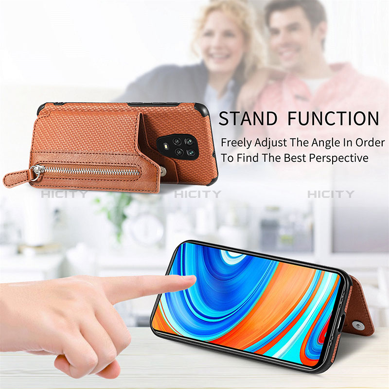 Coque Ultra Fine Silicone Souple Housse Etui avec Aimante Magnetique S03D pour Xiaomi Poco M2 Pro Plus