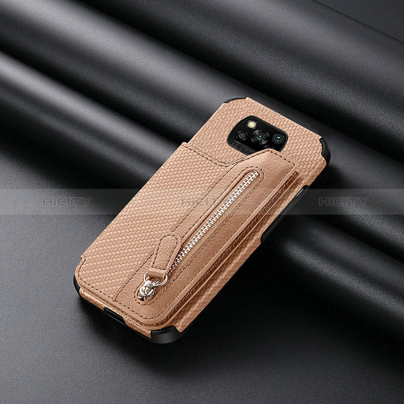 Coque Ultra Fine Silicone Souple Housse Etui avec Aimante Magnetique S03D pour Xiaomi Poco X3 Plus