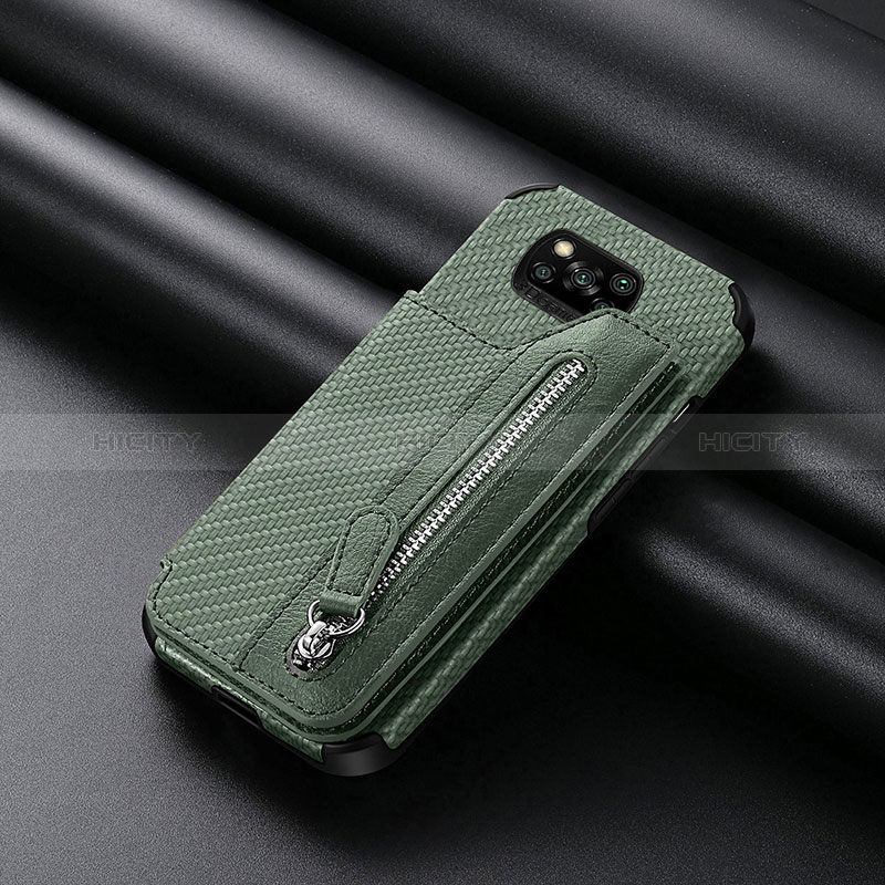 Coque Ultra Fine Silicone Souple Housse Etui avec Aimante Magnetique S03D pour Xiaomi Poco X3 Plus