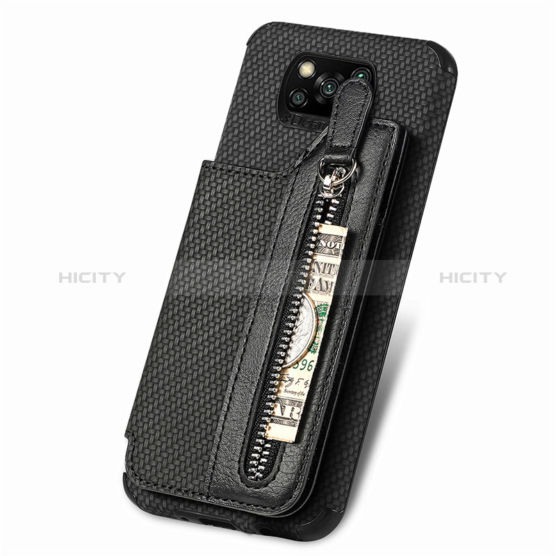 Coque Ultra Fine Silicone Souple Housse Etui avec Aimante Magnetique S03D pour Xiaomi Poco X3 Plus